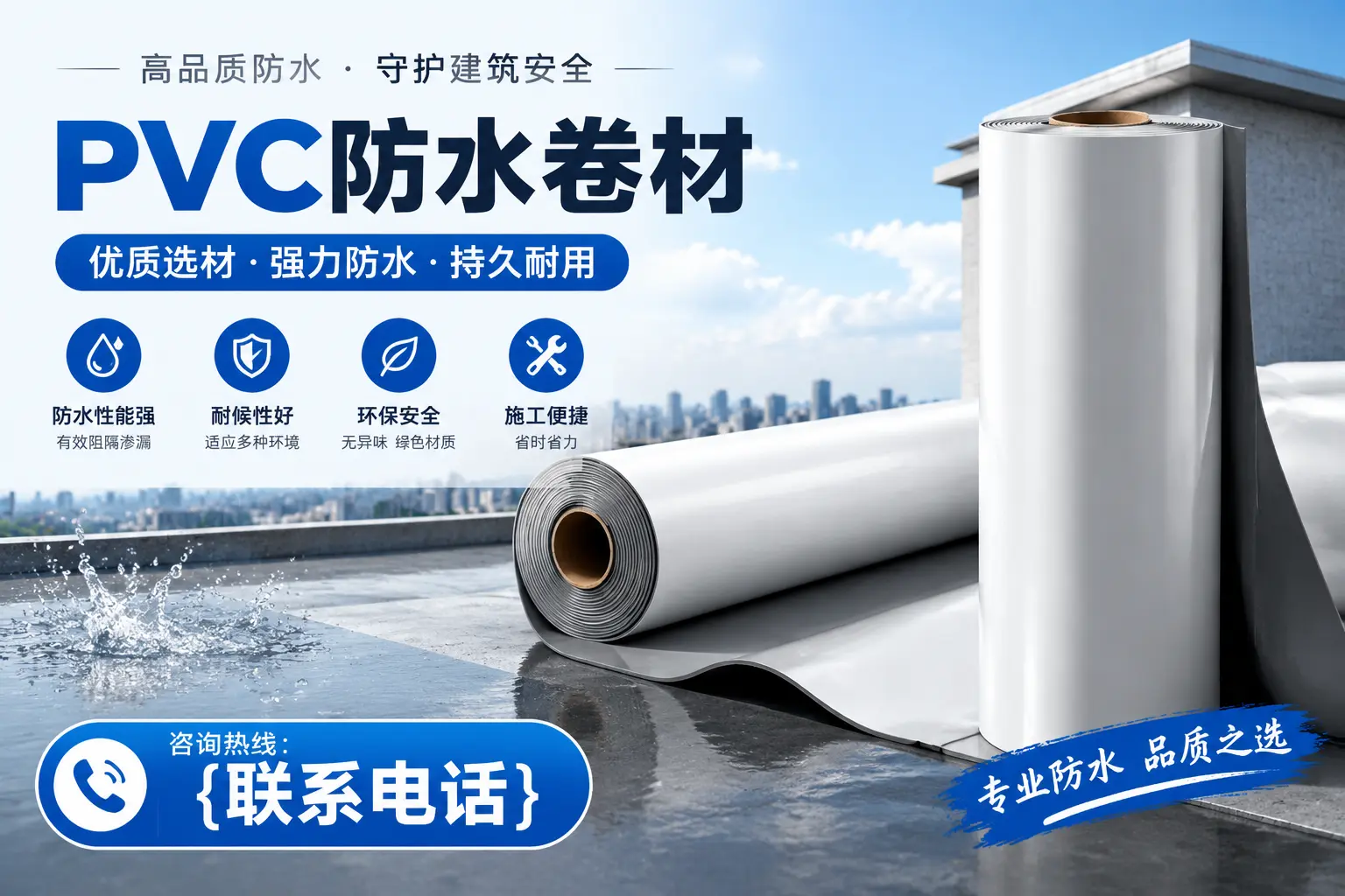 PVC防水卷材的选购技巧与注意事项，助您在白山找到合适产品