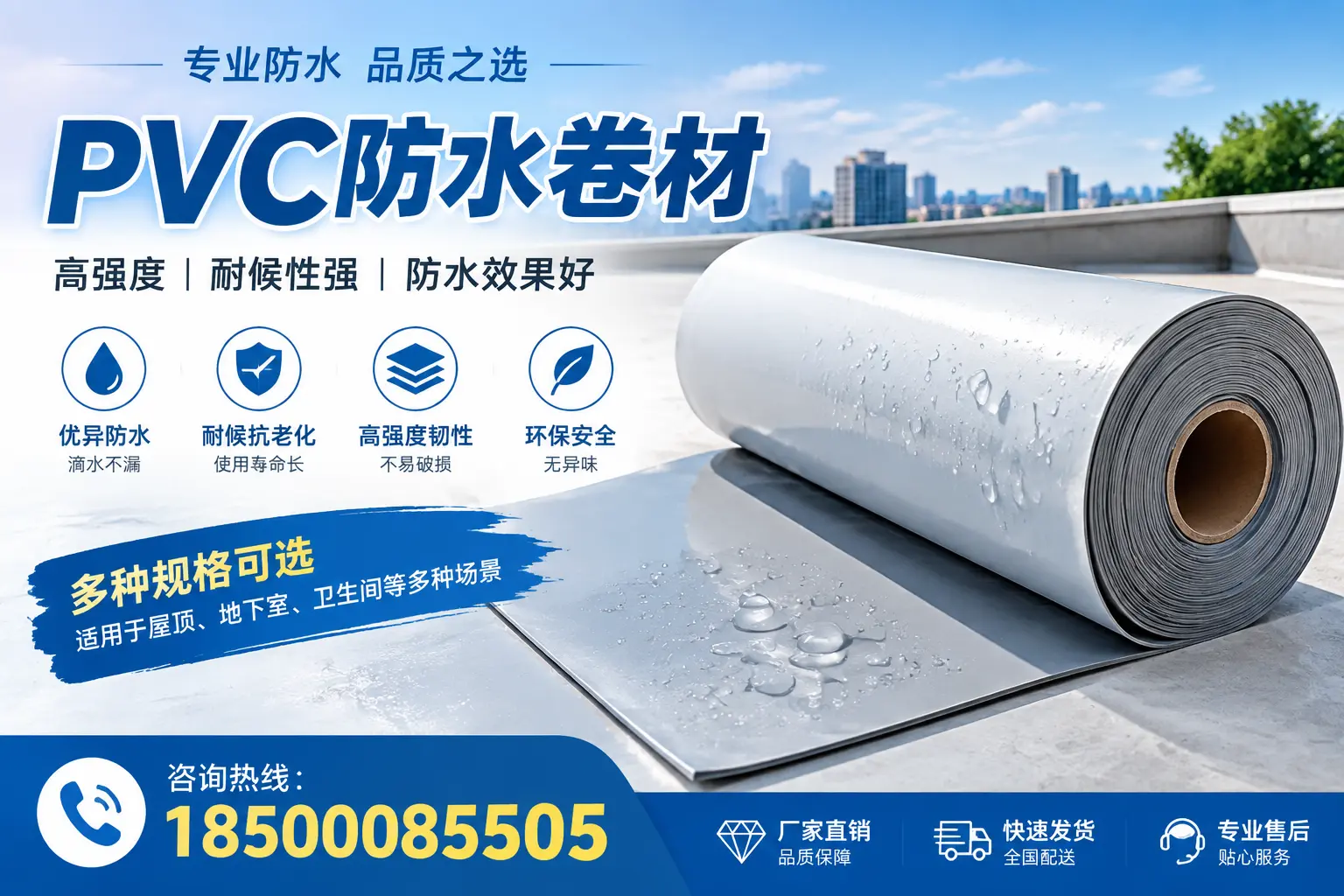 选用PVC防水卷材时需要避开的常见误区，特别是在白山